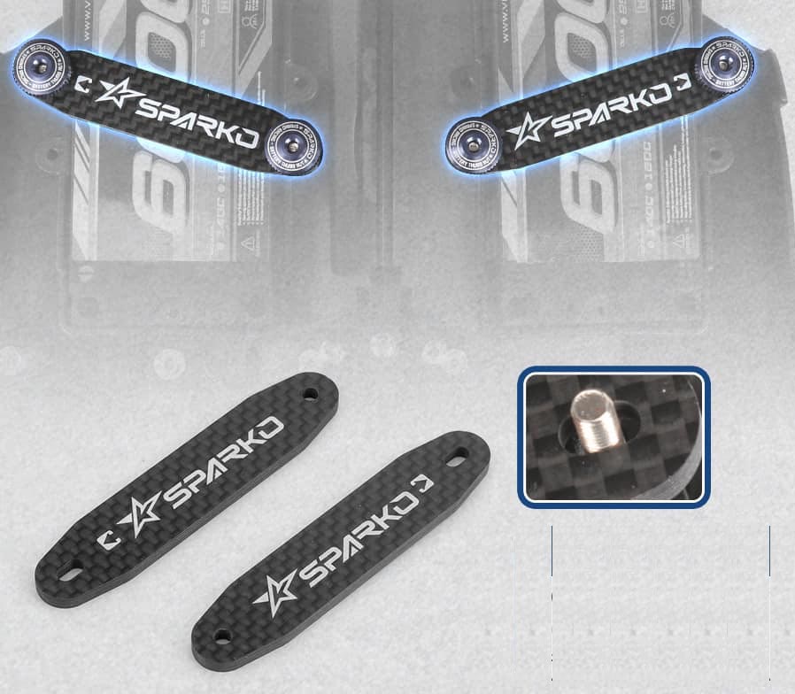 Sparko F8 sangle de batterie carbone SPKF83020-30OP