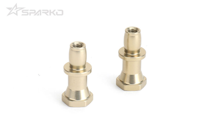 Sparko F8 rotules d'amortisseur décalées 2 mm arrière (2 pcs) SPKF84013-2