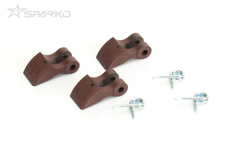 Sparko F8 masselottes d'embrayage alu et ressort 1,0 mm (3 pcs) SPKF84021