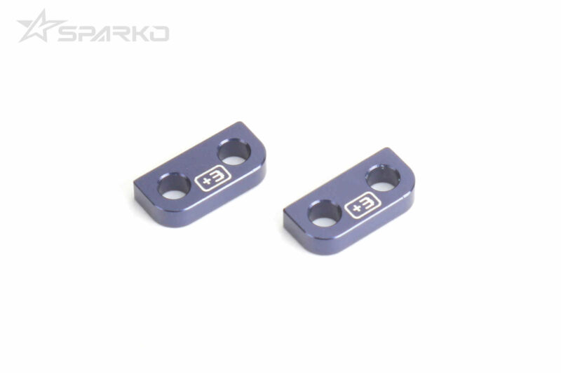 Sparko F8 entretoises de fusées alu 4° (2) SPKF84062OP