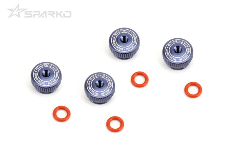 Sparko F8 écrous de sangle de batterie (4) SPKF84067OP