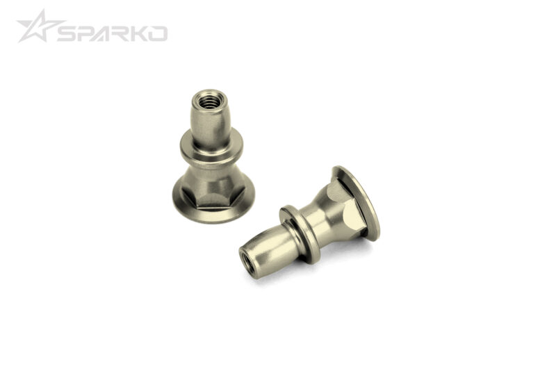 Sparko F8 rotules d'amortisseur alu 7075 sans décalage avant/arrière (2) SPKF84072