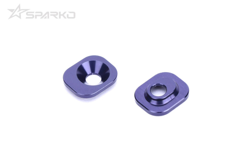 Sparko F8 cales de châssis alu 7075 (2) SE SPKF84079