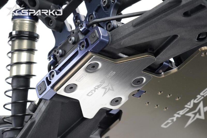 Sparko F8E protection arrière de châssis inox SPKF85039OP