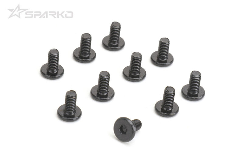 Sparko F8 vis à tête fine M4x8 mm (10 pcs) SPKF85045