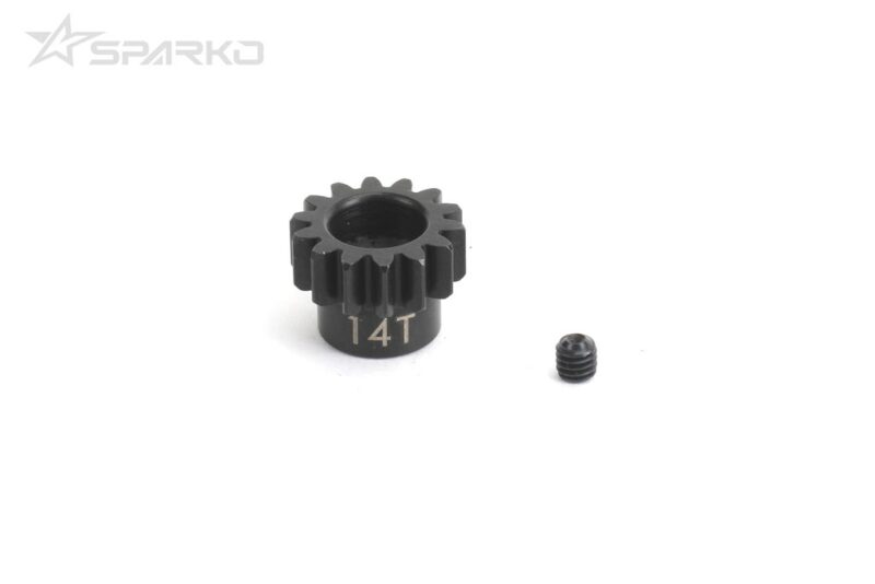 Sparko F8E pignon moteur 14 dents axe 5 mm SPKF85056-14OP
