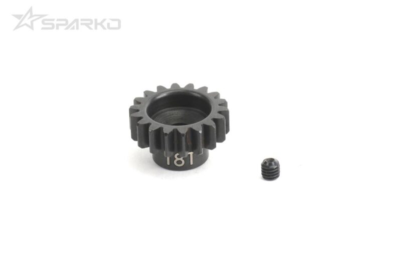 Sparko F8E pignon moteur 18 dents axe 5 mm SPKF85056-18OP
