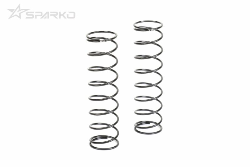 Sparko F8T ressorts d'amortisseur truggy avant moyens L80 mm D1,6 (2) SPKF85074-M80OP