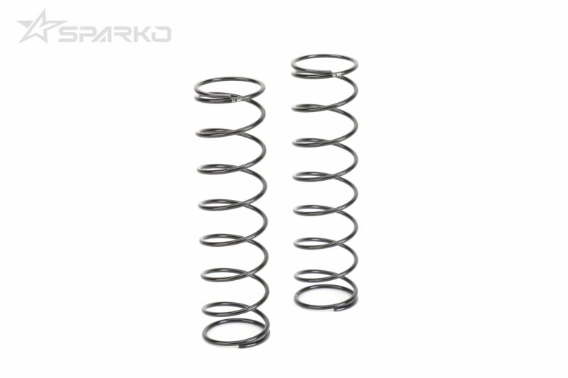 Sparko F8T ressorts d'amortisseur truggy arrière moyens L80 mm D1,6 (2) SPKF85075-M90OP