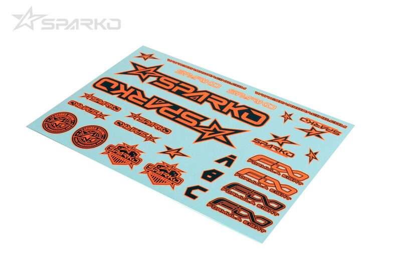 Sparko F8 planche de décoration carrosserie orange (option) SPKF89004-OGOP
