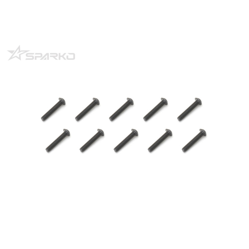 Sparko Vis à rotule M3x16 mm (10 pcs) SPKSB0316BK