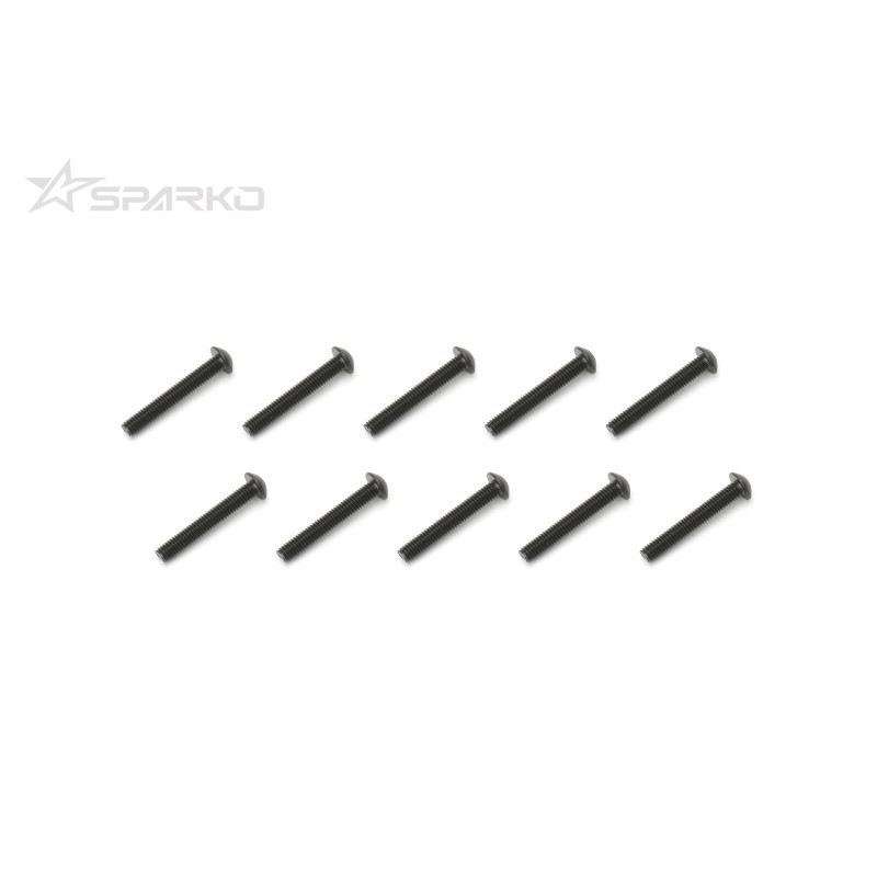 Sparko Vis à rotule M3x20 mm (10 pcs) SPKSB0320BK