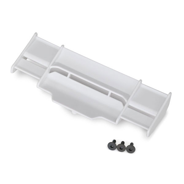 Traxxas Aileron blanc Rustler 4x4 6721A