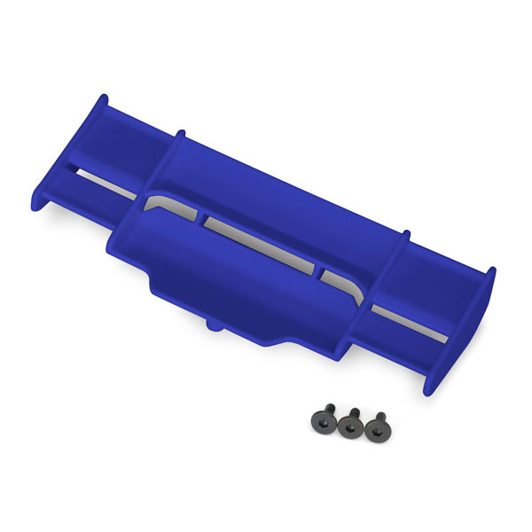 Traxxas Aileron bleu Rustler 4x4 6721X