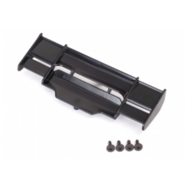 Traxxas Aileron noir Rustler 4x4 6721
