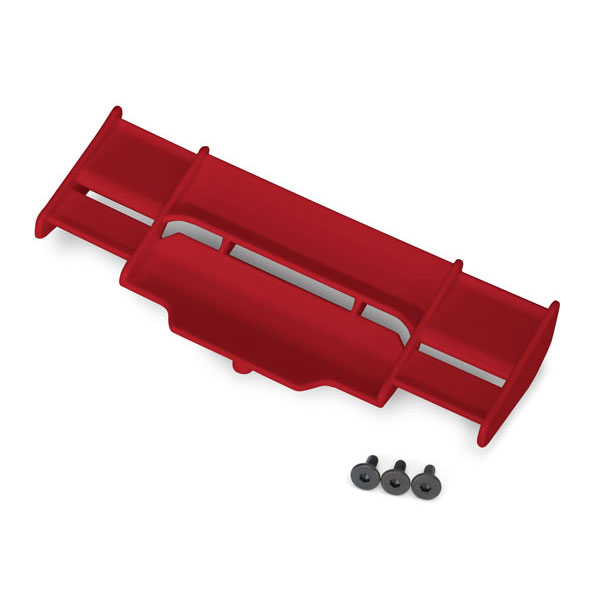 Traxxas Aileron rouge Rustler 4x4 6721R