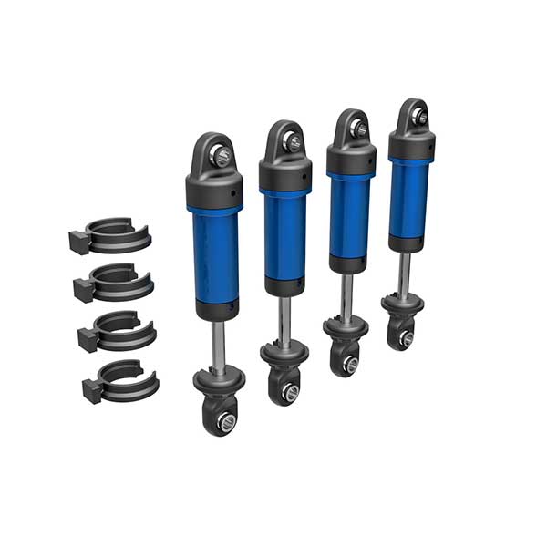 Traxxas Amortisseurs alu anodises bleus (x4) – TRX-4M 9764-BLUE – Image 1