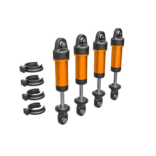 Traxxas Amortisseurs alu anodises oranges (x4) – TRX-4M 9764-ORNG – Image 1