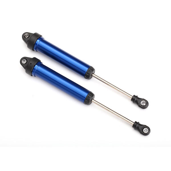 Traxxas Amortisseurs arrière gtr 160 mm alu anodisés bleu non filetes (2) 8461X