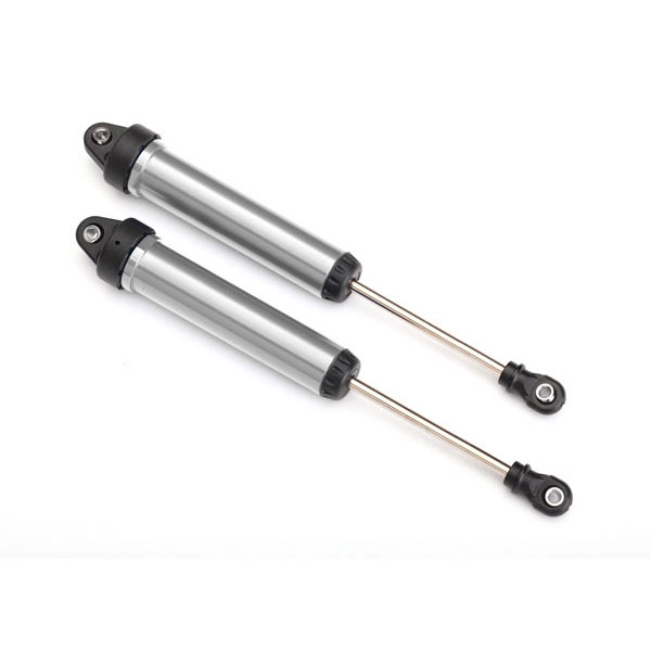 Traxxas Amortisseurs arrière gtr 160 mm aluminium argent non filetes (2) 8461