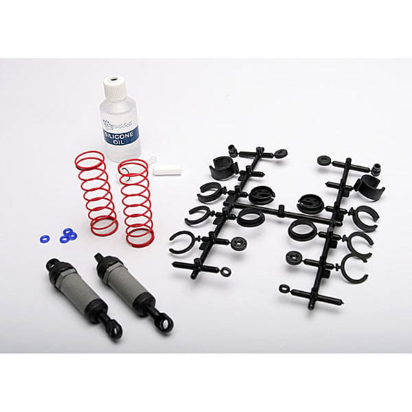Traxxas Amortisseurs avant gris longs complets (2) 3760A