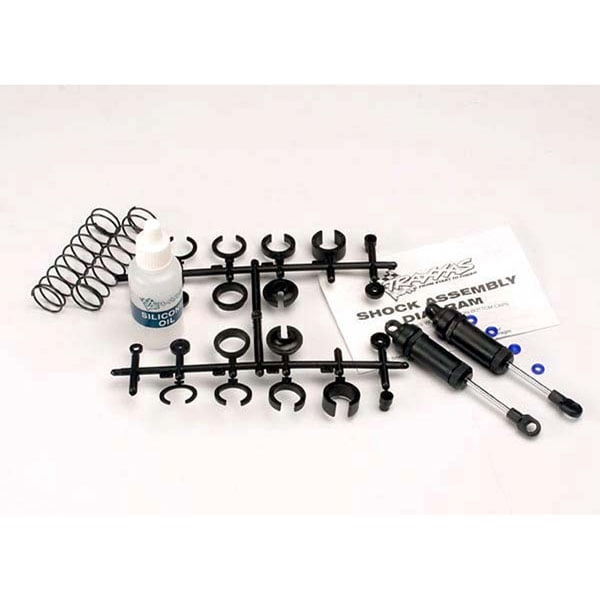 Traxxas Amortisseurs avant noirs longs complets (2) 3760