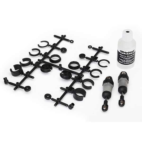 Traxxas Amortisseurs complets gris (2) 8360