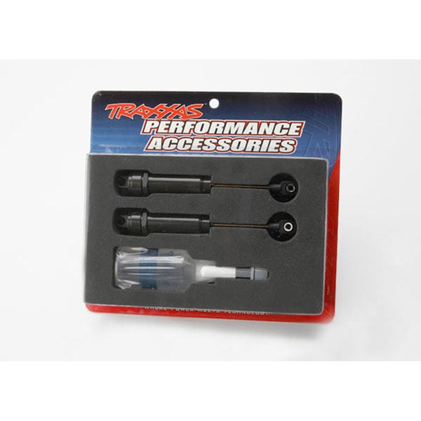 Traxxas Amortisseurs gros volumes tres longs + huile / sans ressorts 2662