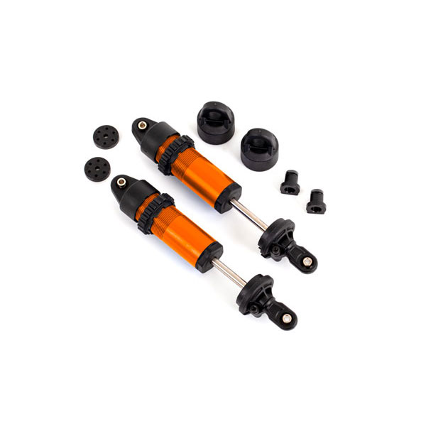 Traxxas Amortisseurs GT-Maxx alu orange (x2) 9660-ORNG – Image 1