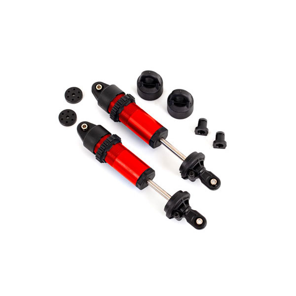 Traxxas Amortisseurs GT-Maxx alu rouge (x2) 9660-RED – Image 1