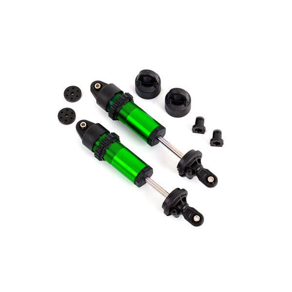 Traxxas Amortisseurs GT-Maxx alu vert (x2) 9660-GRN – Image 1