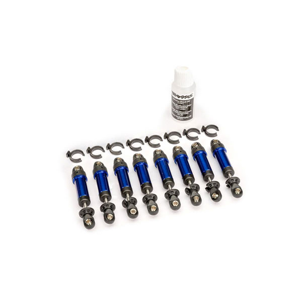 Traxxas Amortisseurs gtm alu anodisés bleus (x8) – TRX-4M 9864-BLUE