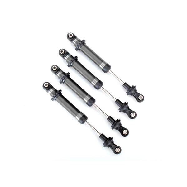 Traxxas Amortisseurs gts alu argent x4 – sans ressort – utilise avec 8140 8160
