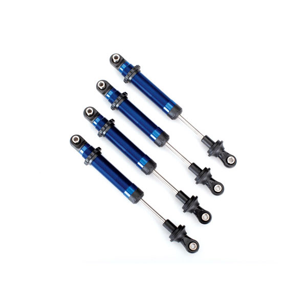 Traxxas Amortisseurs gts alu bleus x4 – sans ressort – utilise avec 8140 8160X
