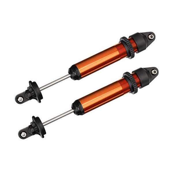Traxxas Amortisseurs GTX alu anodise orange assembles (sans ressorts) (x2) 7761T – Image 1