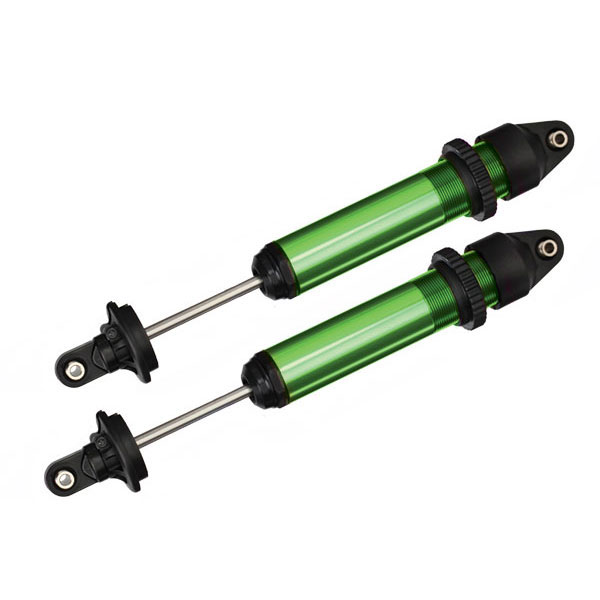 Traxxas Amortisseurs GTX alu anodise vert assembles (sans ressorts) (x2) 7761G – Image 1