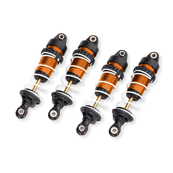 Traxxas Amortisseurs long gtr alu anodisés oranges avec ressort (4) – mini ma 10765-ORNG