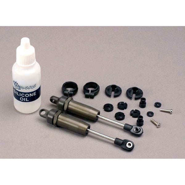 Traxxas Amortisseurs longs teflon traité dur t6 alu (sans ressorts) (2) 4760