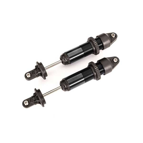 Traxxas Amortisseurs moyen GTX alu anodisé noir assemblés (sans ressorts) x2 7861A
