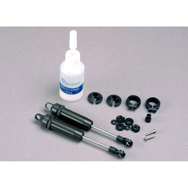Traxxas Amortisseurs tres longs teflon traité dur t6 alu (sans ressorts) (2) 4761