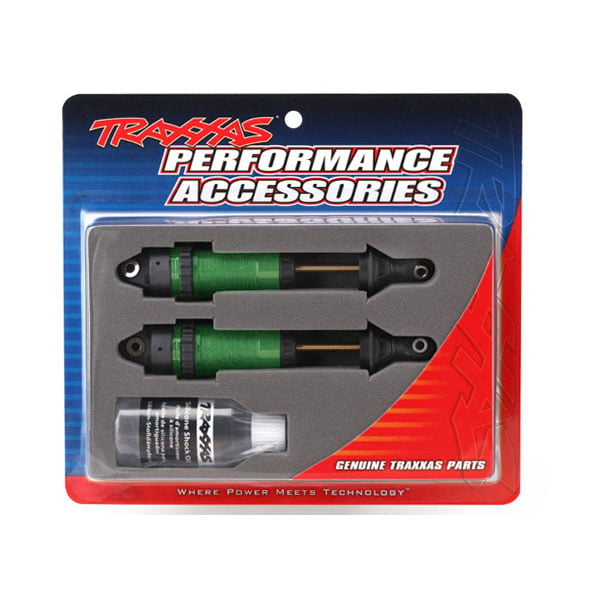 Traxxas Amortisseurs xx long gtr alu anodisés vert (2) 7462G