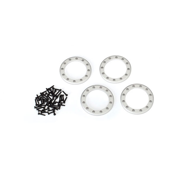Traxxas Anneaux 1,9 aluminium satin (x4) 8169