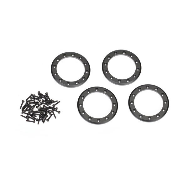 Traxxas Anneaux 2,2 aluminium noir (x4) 8168T