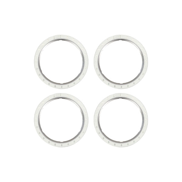 Traxxas Anneaux beadlock aluminium argent (x4) 10276-SLVR – Image 1