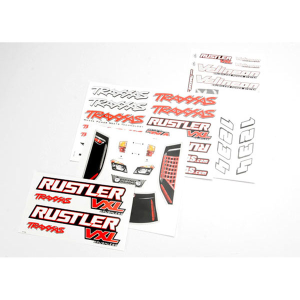 Traxxas Autocollants Rustler VXL 3713R