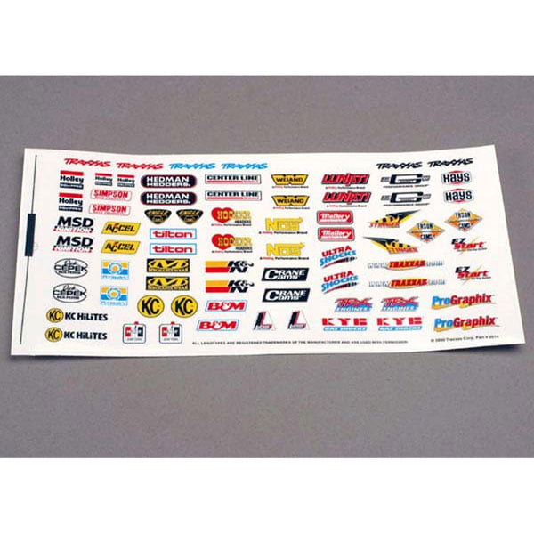 Traxxas Autocollants sponsor 2514 – Image 1