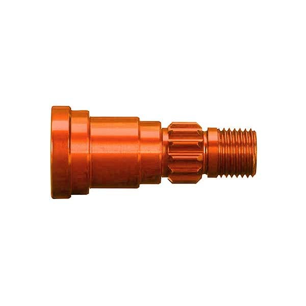 Traxxas Axe de roue aluminium anodisées orange – utilise avec 7750x 7768T