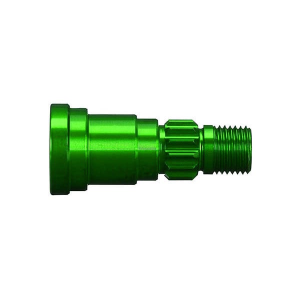Traxxas Axe de roue aluminium anodisees vert 7768G – Image 1