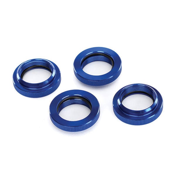 Traxxas Bague de ressort reglable alu anodisees bleu 7767 – Image 1