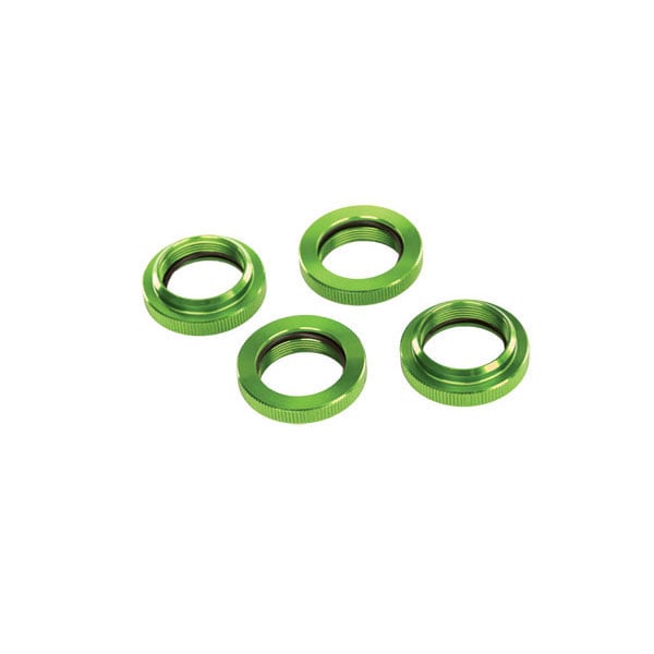 Traxxas Bague de ressort reglable alu anodisees verte 7767G – Image 1